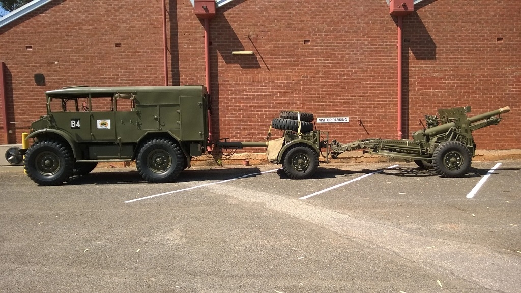 The Number 8 Gun Tractor and Gun
